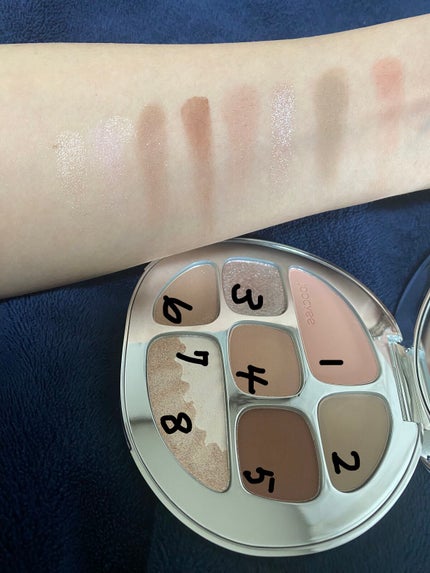 琥珀マルチパレット/Joocyee/アイシャドウパレットを使ったクチコミ(2枚目)