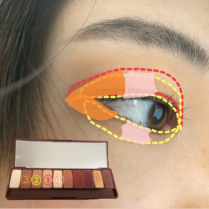 プレイカラー アイシャドウ/ETUDE/アイシャドウパレットを使ったクチコミ(3枚目)