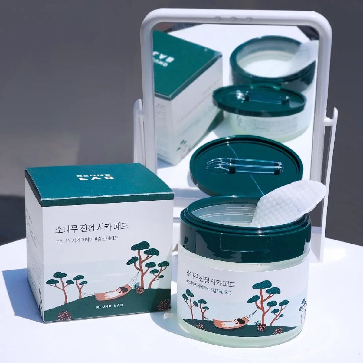 松の木 カーミングシカパッド/ROUND LAB/トナーパッドを使ったクチコミ(1枚目)