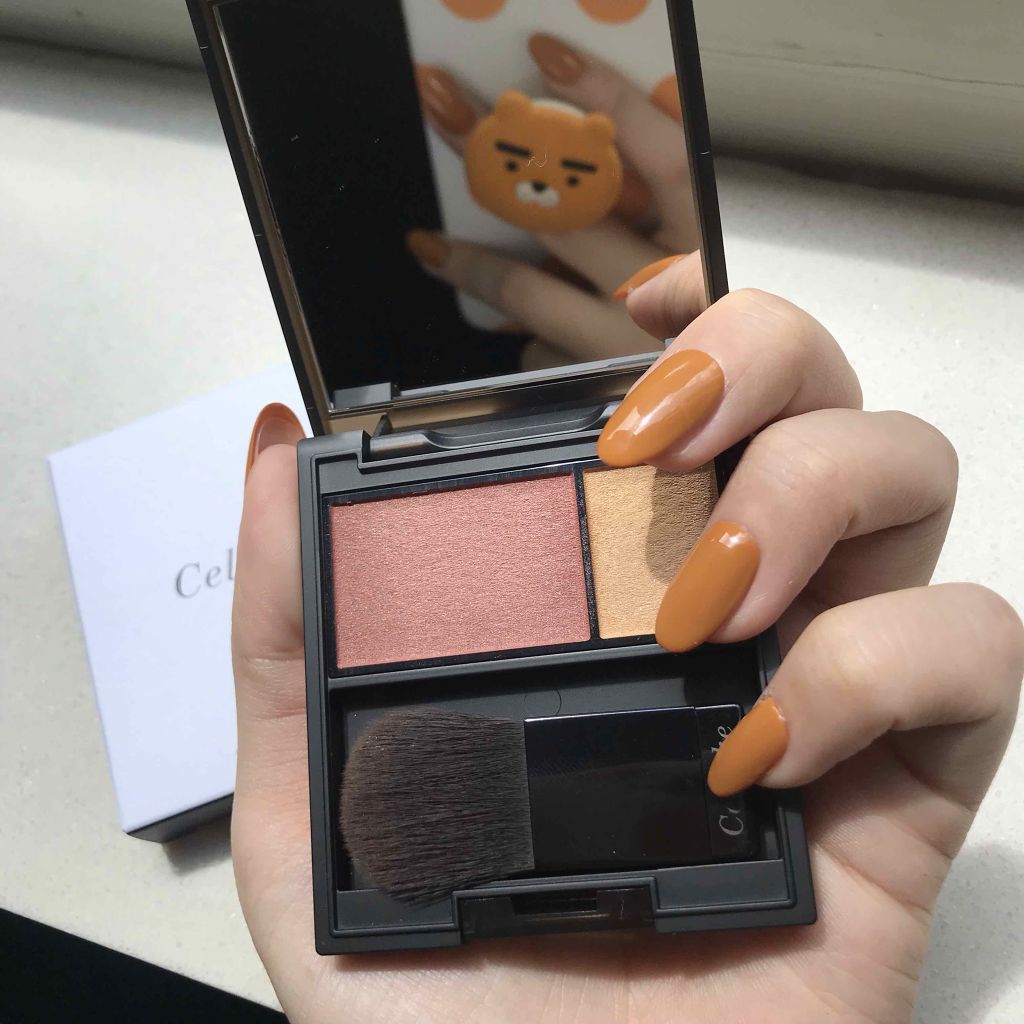 セルヴォーク カムフィー ブラッシュ/Celvoke/パウダーチークを使ったクチコミ(4枚目)