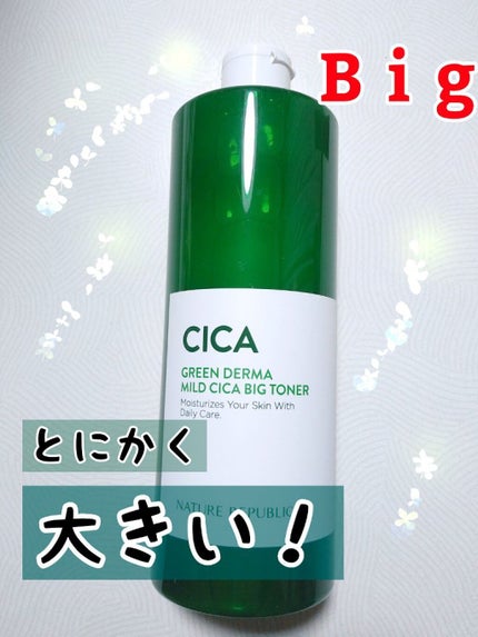 グリーン ダーマCICAビックトナー/ネイチャーリパブリック/化粧水を使ったクチコミ(2枚目)
