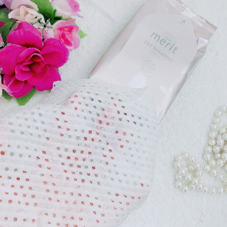 メリット ドライシャンプーシート さらっと髪まとまるタイプ/メリット/ドライシャンプーを使ったクチコミ（3枚目）