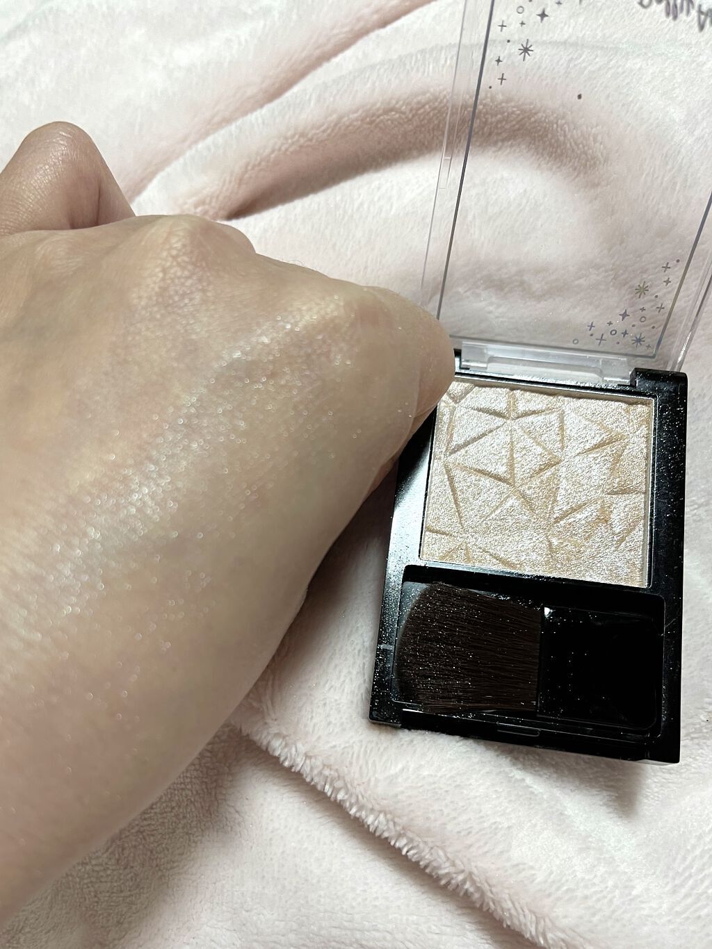 グロウチーク＆ハイライター/Dolly Angel/パウダーハイライトを使ったクチコミ（3枚目）