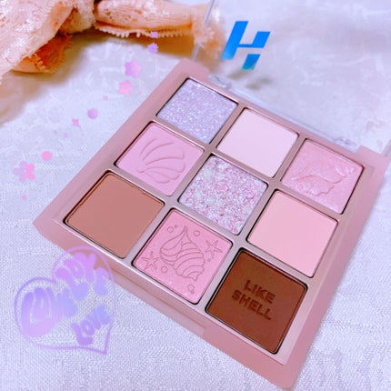 マイフェイブムードアイパレット 9カラー/HOLIKA HOLIKA/アイシャドウパレットを使ったクチコミ(2枚目)