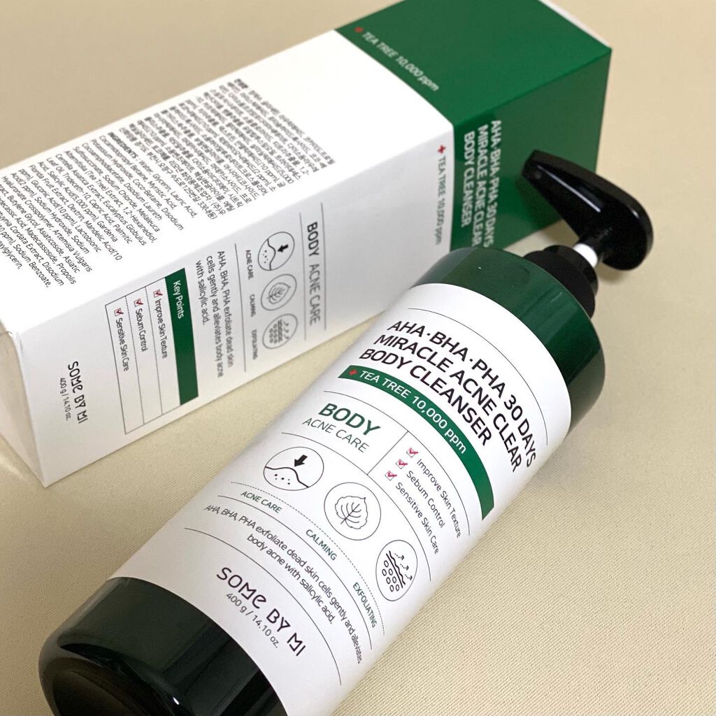 AHA·BHA·PHA 30デイズミラクルアクネボディクレンザー/SOME BY MI/ボディソープを使ったクチコミ(2枚目)