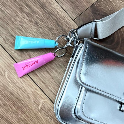 ケア/ティントバームキーリング/AMUSE/リップグロスを使ったクチコミ(5枚目)