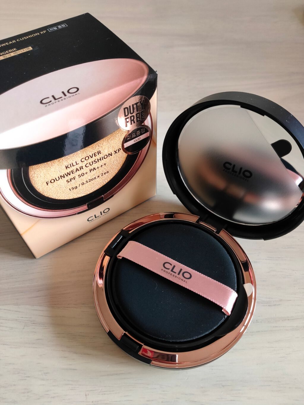 キル カバー ファンウェア クッション エックスピー/CLIO/クッションファンデーションを使ったクチコミ（1枚目）