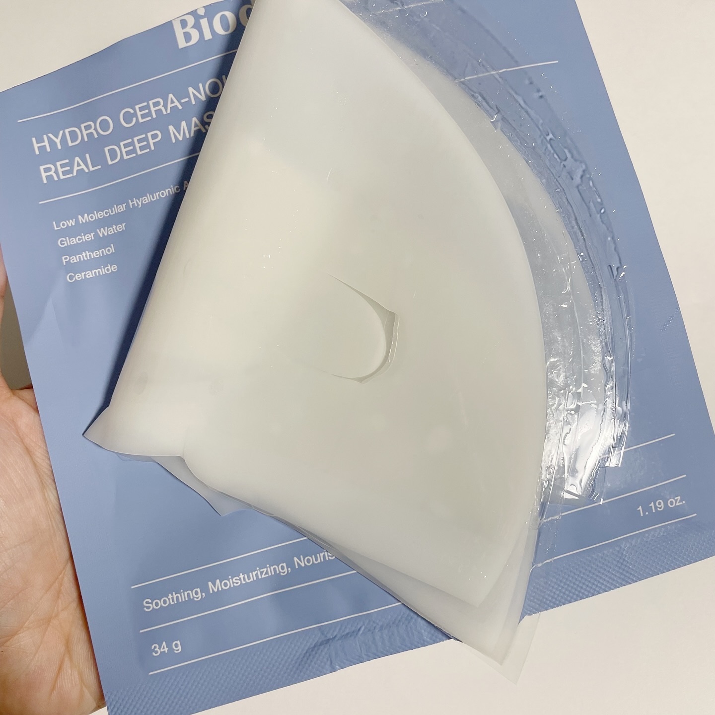ハイドロセラノールリアルディープマスク/Biodance/シートマスク・パックを使ったクチコミ（3枚目）