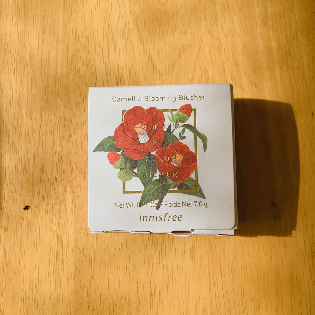 済州 カラーピッカー椿ブルーミングチーク/innisfree/パウダーチークを使ったクチコミ(3枚目)