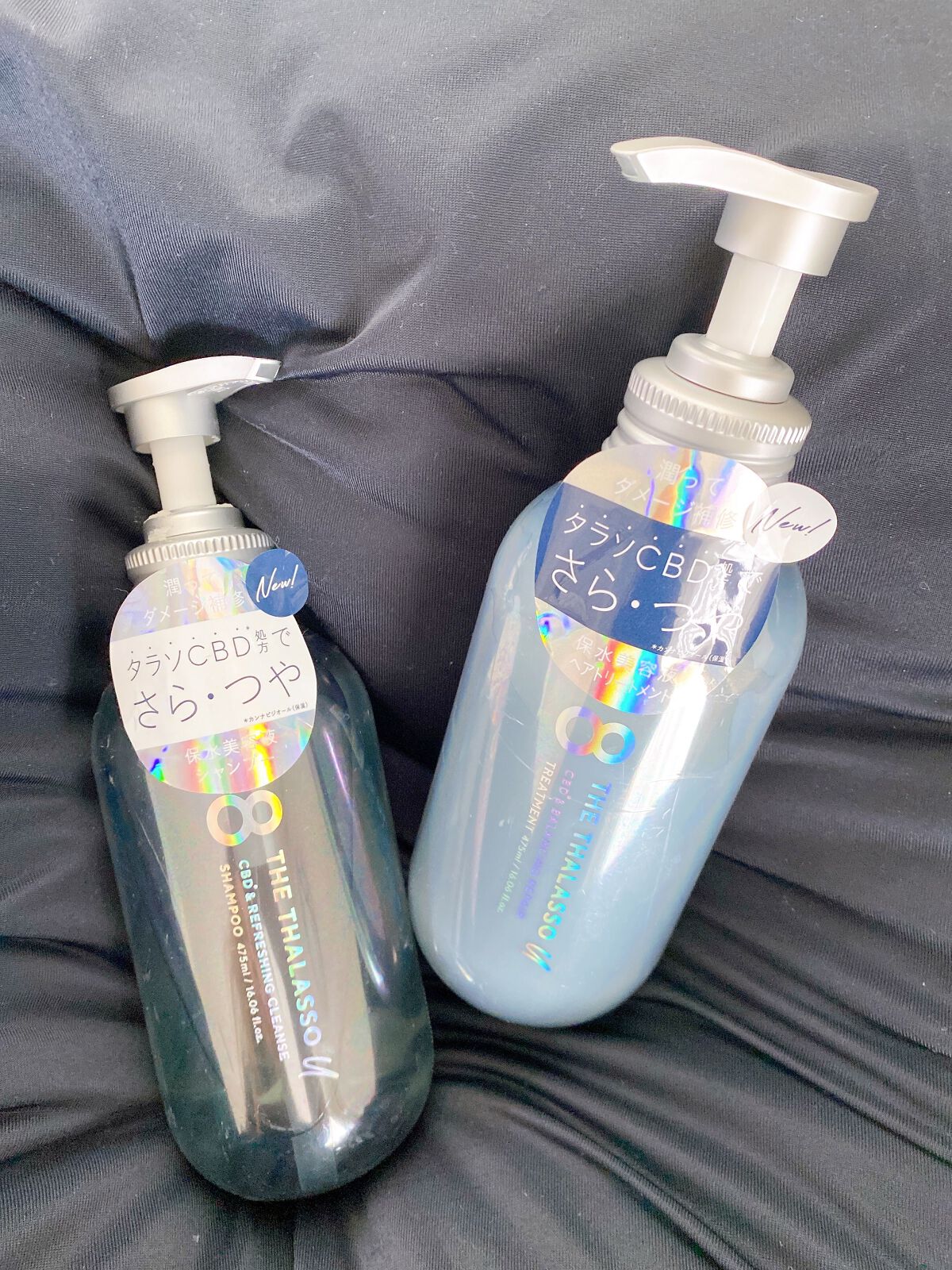 エイトザタラソ ユー CBD&リフレッシング クレンズ 美容液シャンプー/CBD&バランシング ダメージリペア 美容液ヘアトリートメント/エイトザタラソ/市販シャンプーを使ったクチコミ(1枚目)