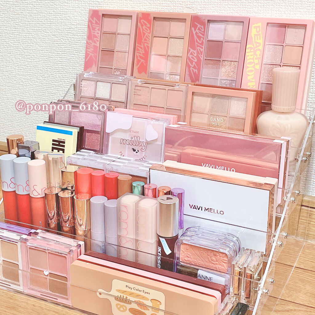 3段式クリアーケース/DAISO/その他化粧小物を使ったクチコミ（2枚目）