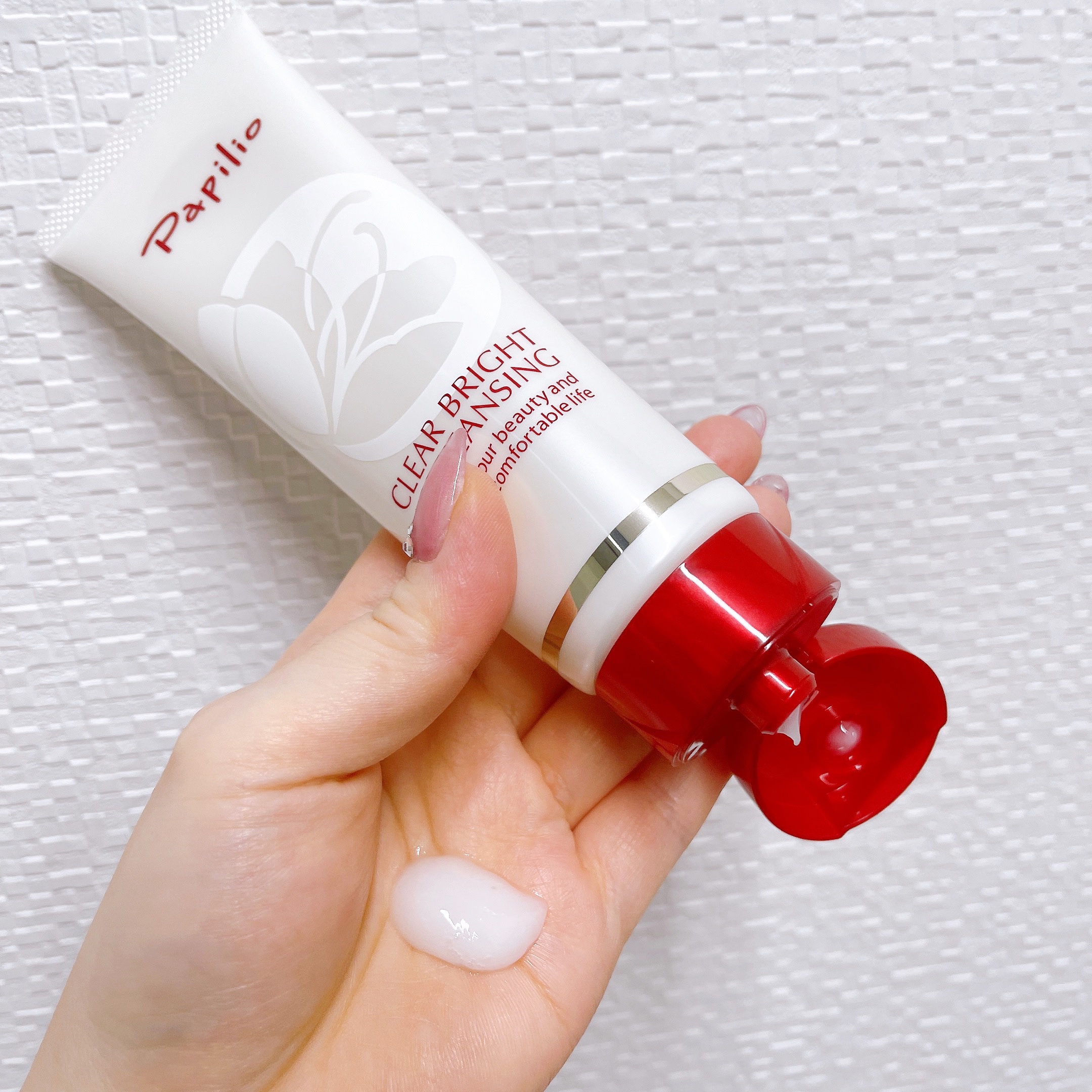 Papilio クリアブライトクレンジングのクチコミ「ツブツブ感ってどんな感じかなー？！っと
思いましたが(*ơ ᎑ ơ )？

肌に優しい使用感と.....」（2枚目）