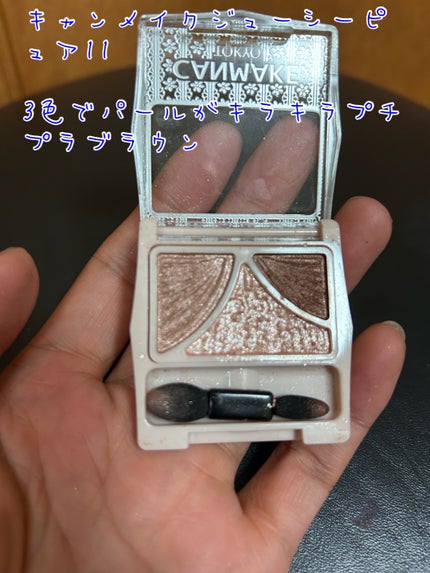 ジューシーピュアアイズ/キャンメイク/アイシャドウパレットを使ったクチコミ(4枚目)