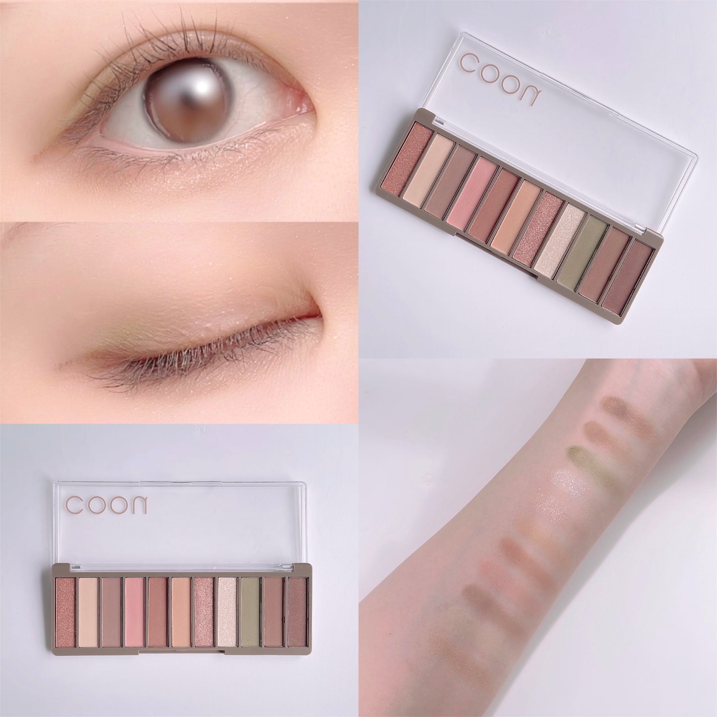 アイシャドウパレット/coou/アイシャドウパレットを使ったクチコミ(6枚目)