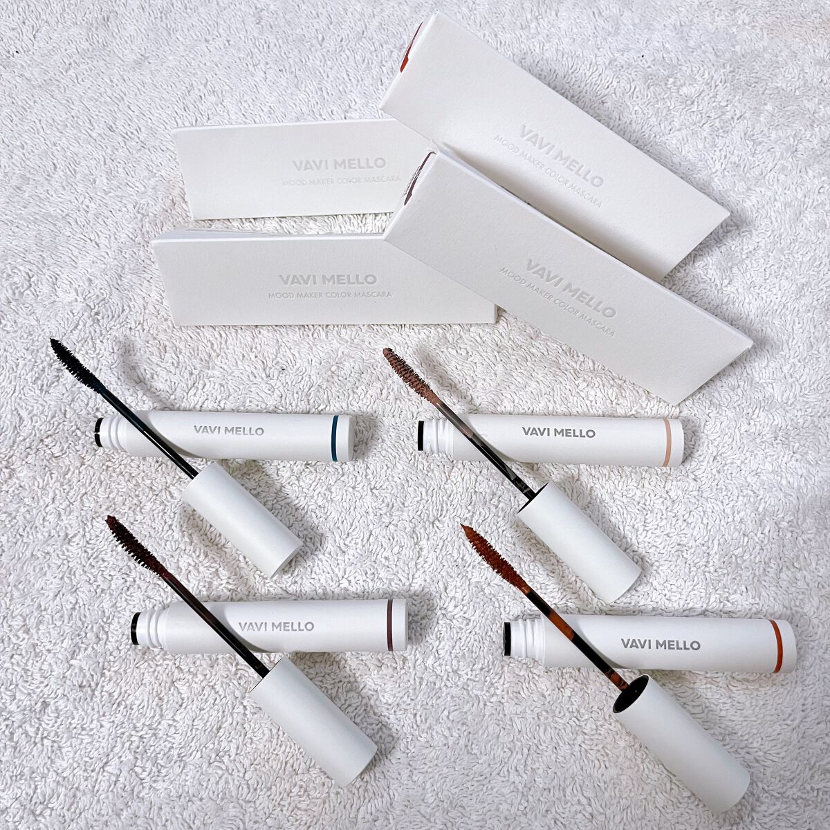 [VAVI MELLO] ムードメイカーカラーマスカラ/VAVI MELLO/マスカラを使ったクチコミ（1枚目）