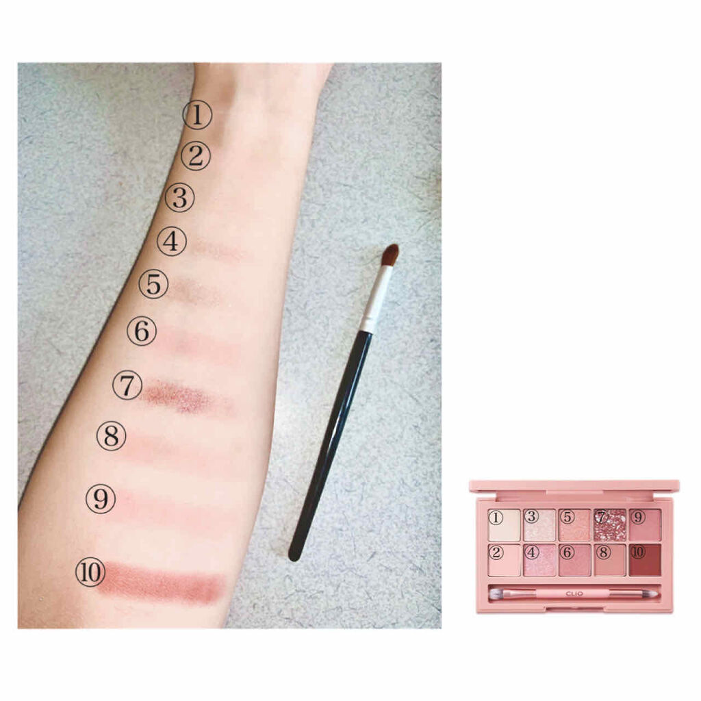 アイシャドウブラシセット/ロージーローザ/メイクブラシを使ったクチコミ（2枚目）