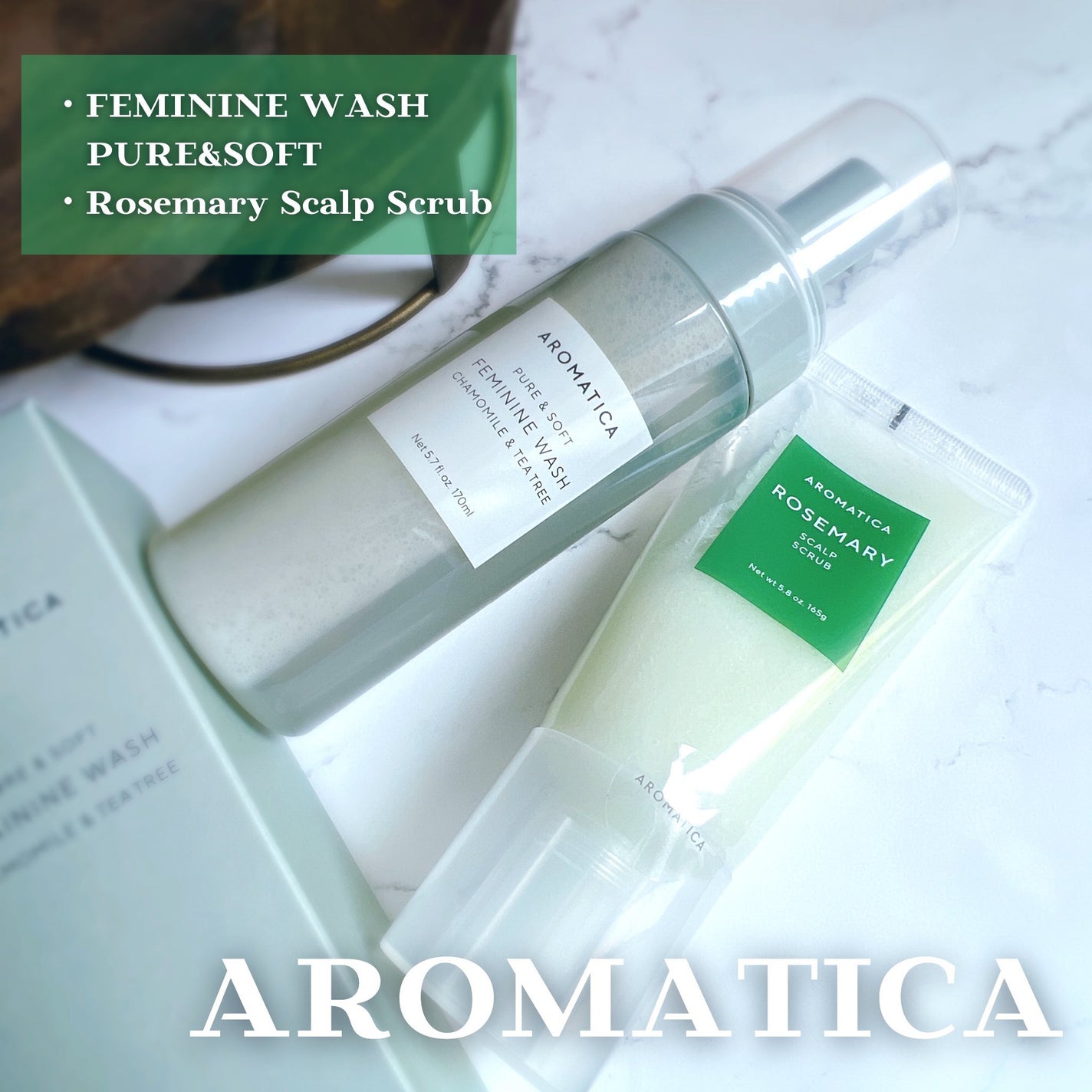 ローズマリー スカルプ スクラブ/AROMATICA/ヘッドスクラブを使ったクチコミ(1枚目)