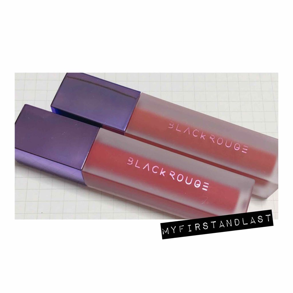 エアフィットベルベットティント/BLACK ROUGE/リップティントを使ったクチコミ（2枚目）