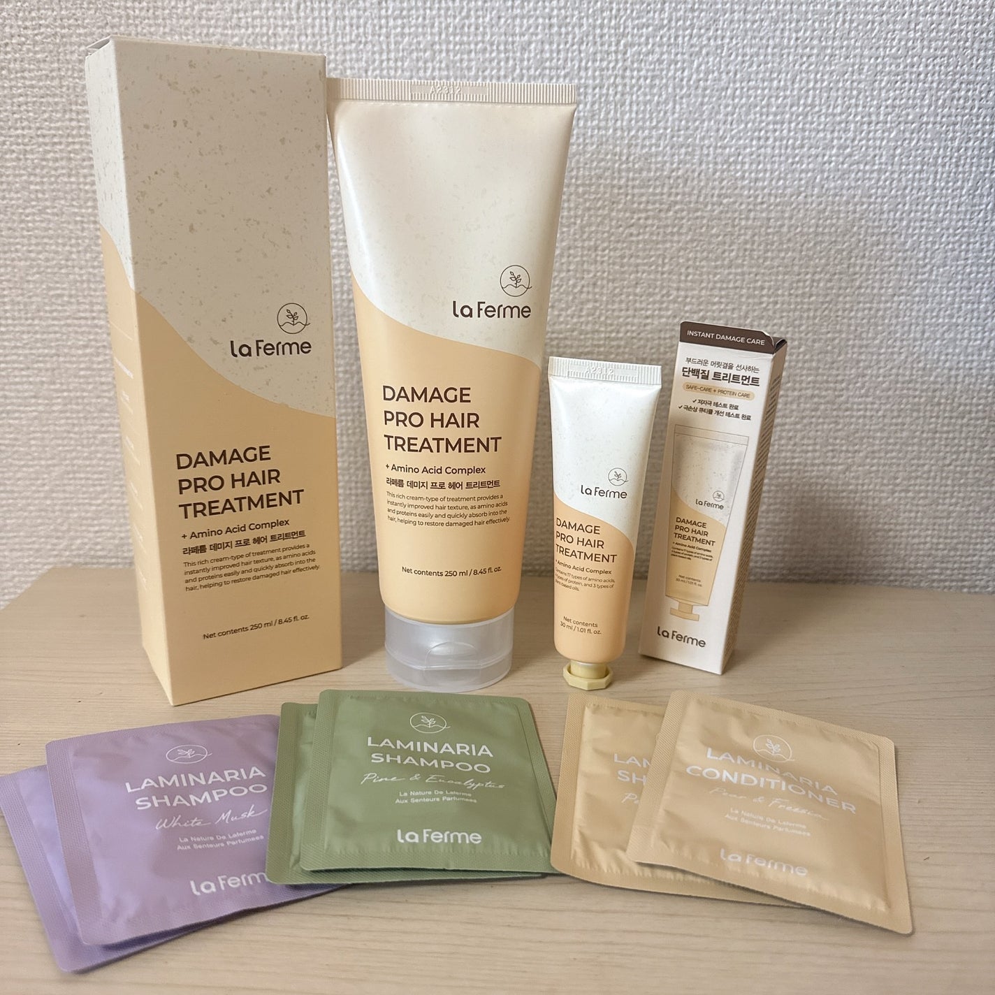 来福 on LIPS 「極損傷毛髪改善ラペルムダメージプロトリートメントおまけもついて..」(1枚目)