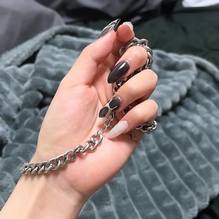 Luna☾LIPSパートナー on LIPS 「やり方は動画が出ているのでよかったらみてみてね🖤✨#セルフネイ..」(3枚目)