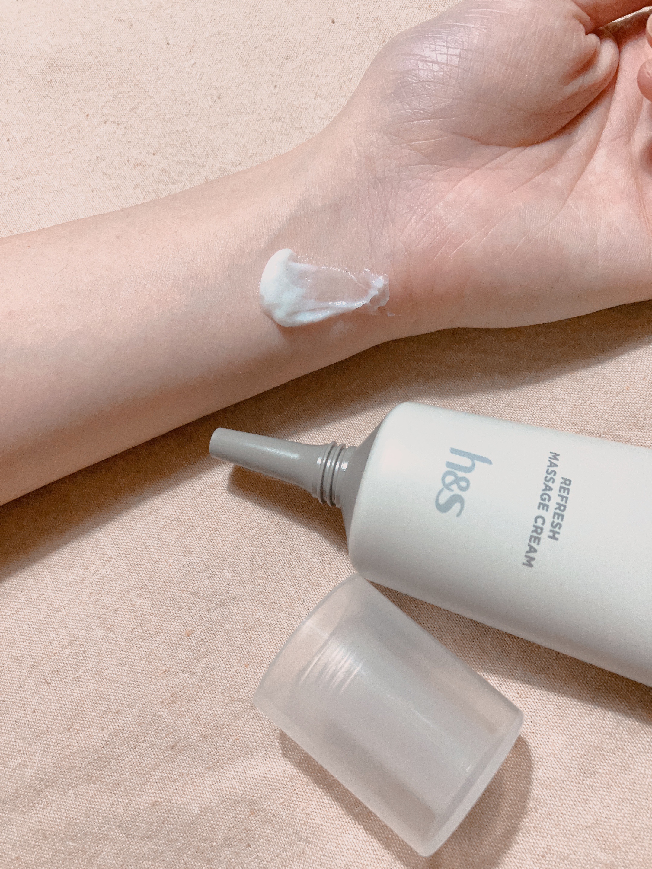 リフレッシュ マッサージクリーム/h&s/洗い流すヘアトリートメントを使ったクチコミ（2枚目）