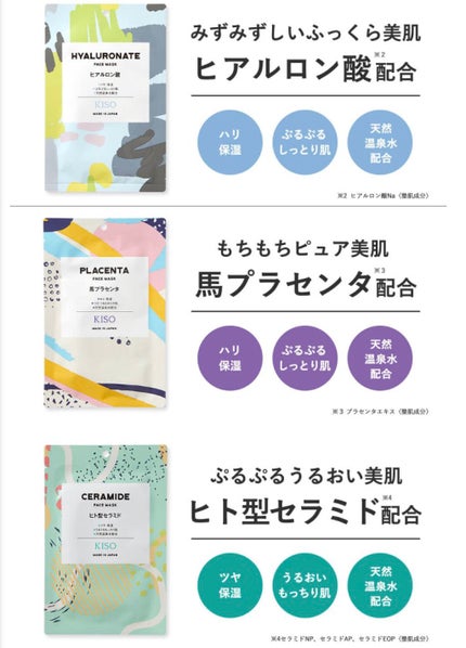 フェイスマスク 【しっかり実感30枚セット】/KISO/シートマスク・パックを使ったクチコミ(2枚目)