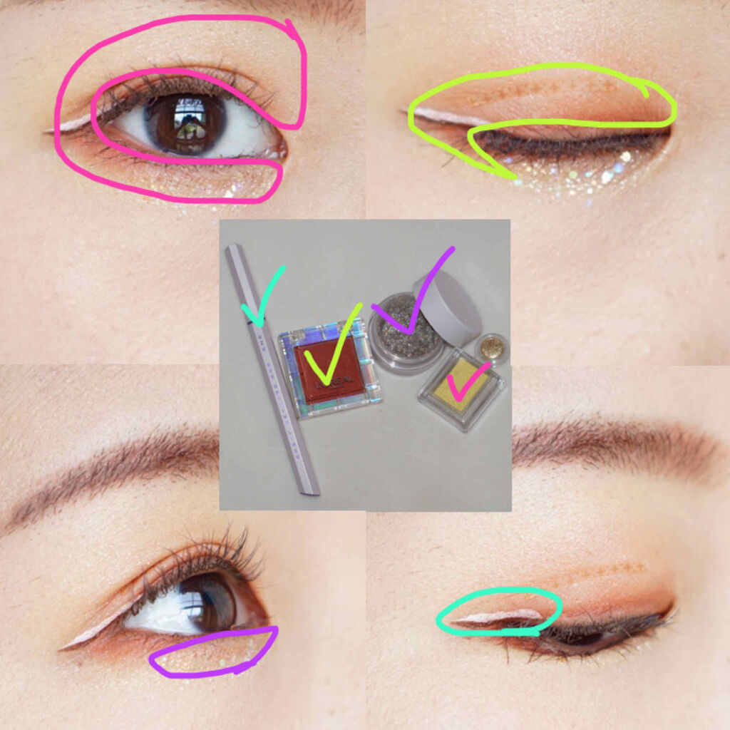 カラークイーン オイルシャドウ/ロレアル パリ/単色アイシャドウを使ったクチコミ（3枚目）