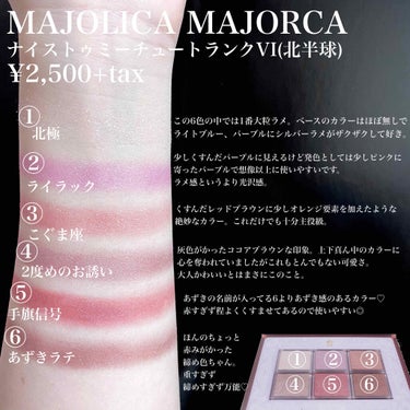 ナイストゥミーチュートランク/MAJOLICA MAJORCA/パウダーアイシャドウを使ったクチコミ（3枚目）