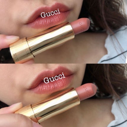 グッチ ルージュ ア レーヴル サタン/GUCCI beauty/口紅を使ったクチコミ(1枚目)