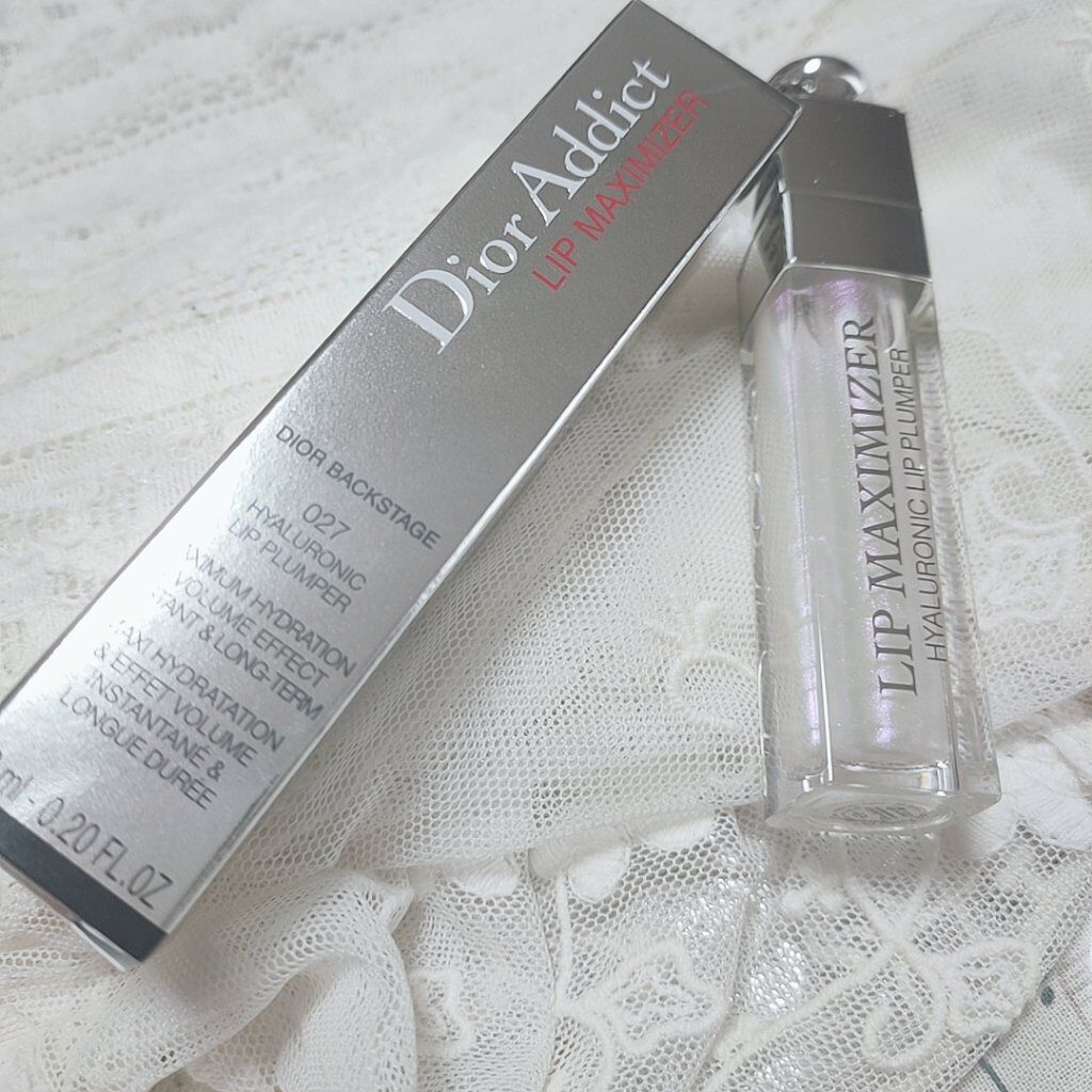 【旧】ディオール アディクト リップ マキシマイザー 027 オパール (数量限定色)（生産終了）/Dior/リップグロスを使ったクチコミ（1枚目）