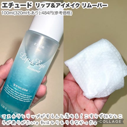 リップ&アイメイクリムーバー/ETUDE/ポイントメイクリムーバーを使ったクチコミ(6枚目)
