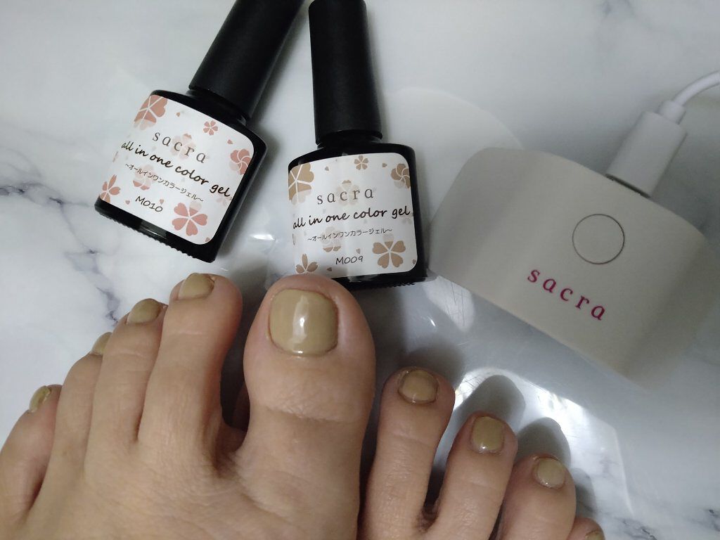 sacra  オールインワンカラージェル/sacra/ジェルネイルを使ったクチコミ（3枚目）