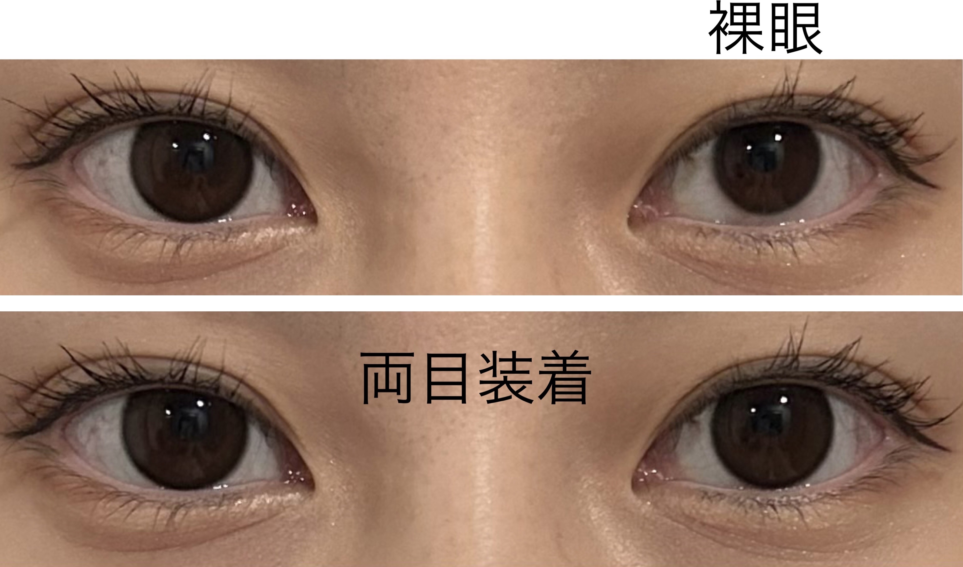 AND MEE 1day ピュア/AngelColor/ワンデー（１DAY）カラコンを使ったクチコミ（3枚目）