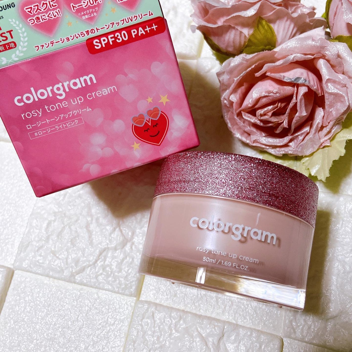 ロージー トーンアップクリーム /Colorgram/化粧下地を使ったクチコミ(1枚目)