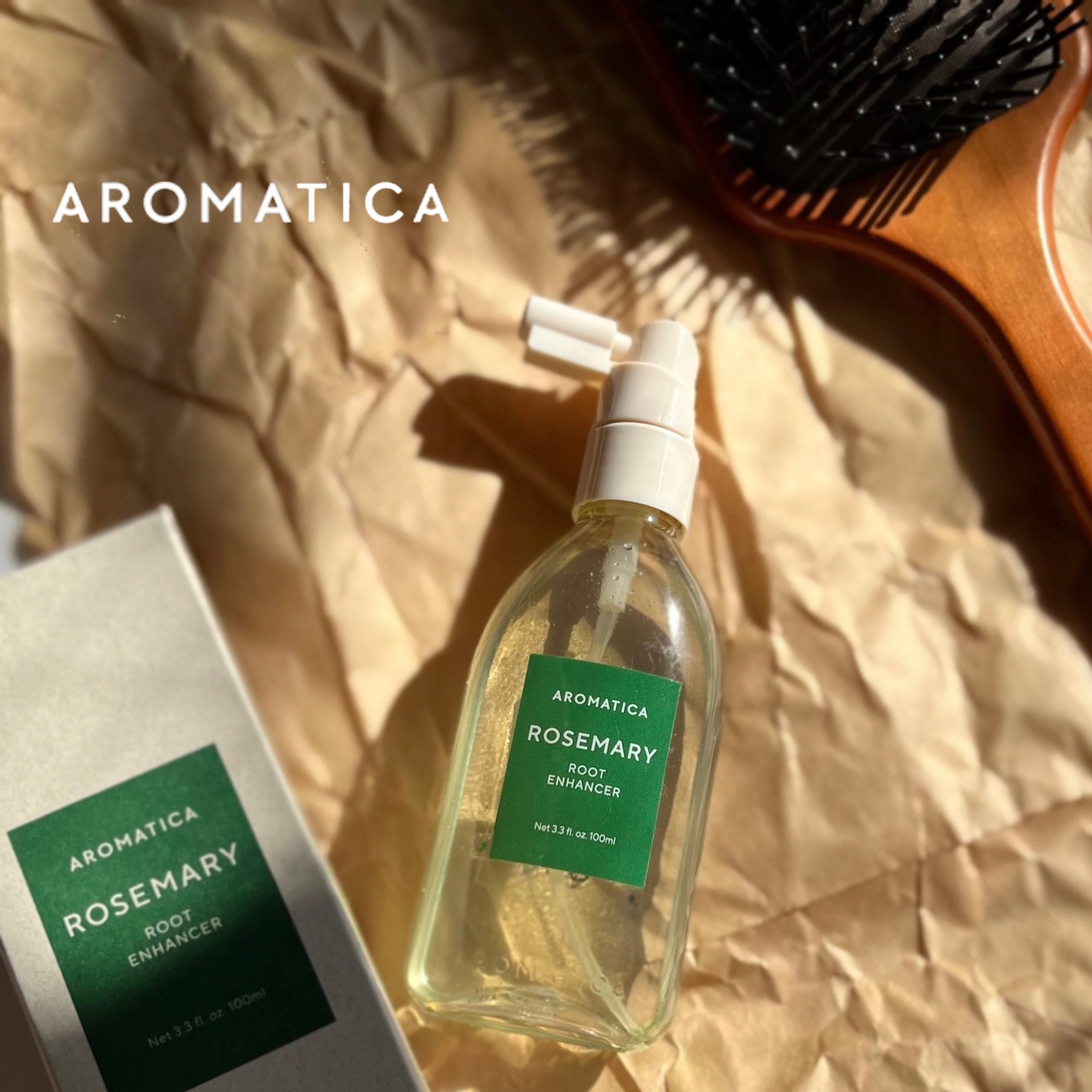 ローズマリールートエンハンサー/AROMATICA/頭皮ローションを使ったクチコミ（1枚目）