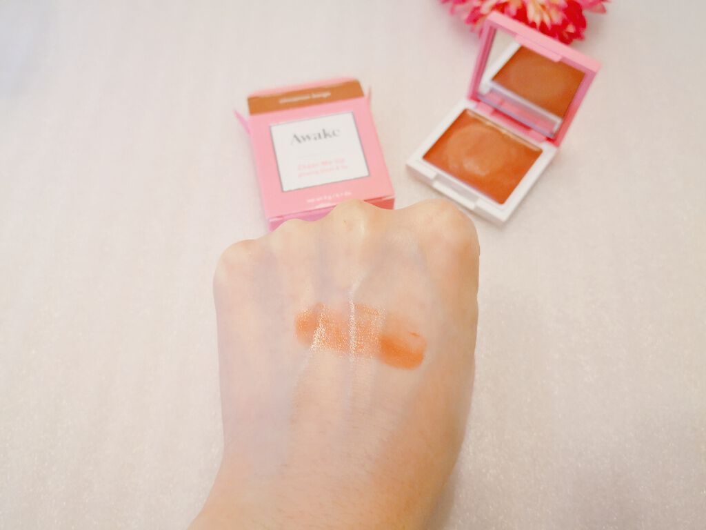 チアミーアップ グロウイング ブラッシュ＆リップ/Awake/口紅を使ったクチコミ（2枚目）