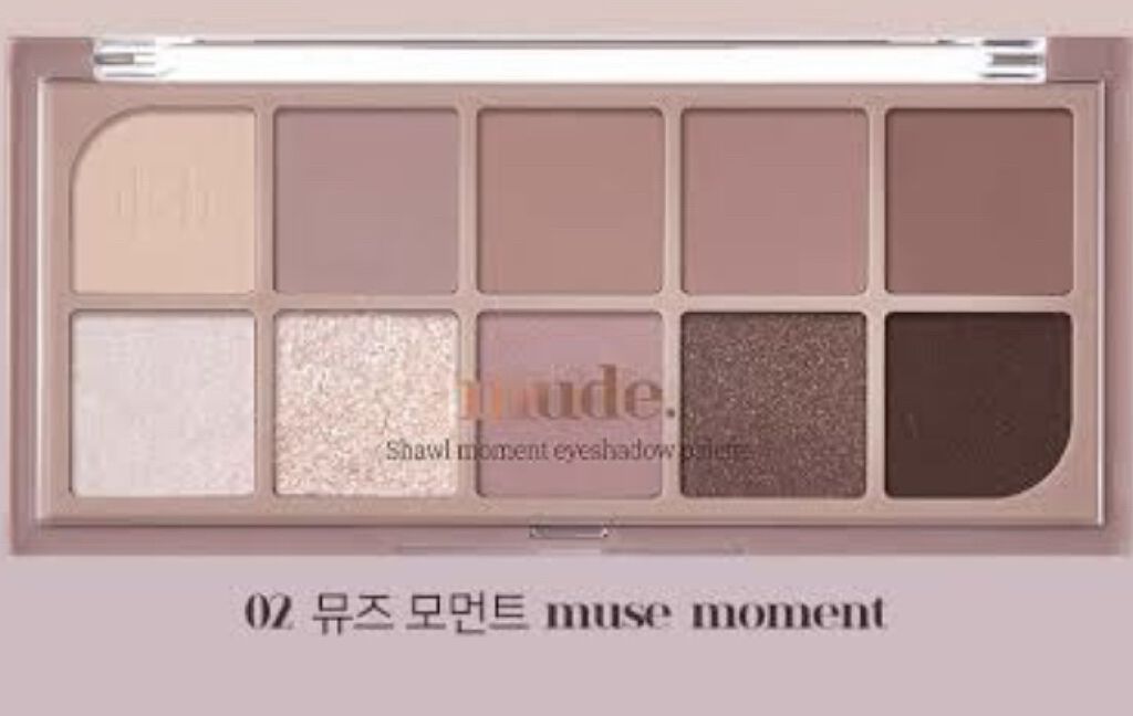MDショールモーメント アイシャドウパレット/mude./アイシャドウパレットを使ったクチコミ（1枚目）