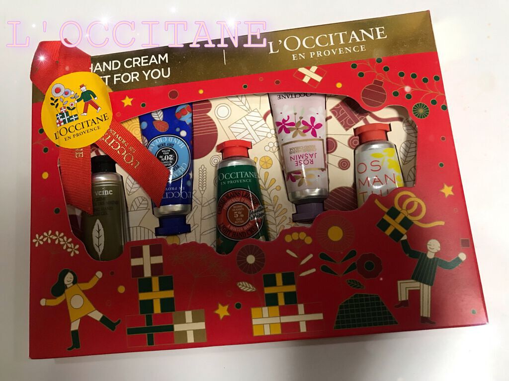 ハンドクリーム　GIFT FOR YOU 2021/L'OCCITANE/ハンドクリームを使ったクチコミ（1枚目）