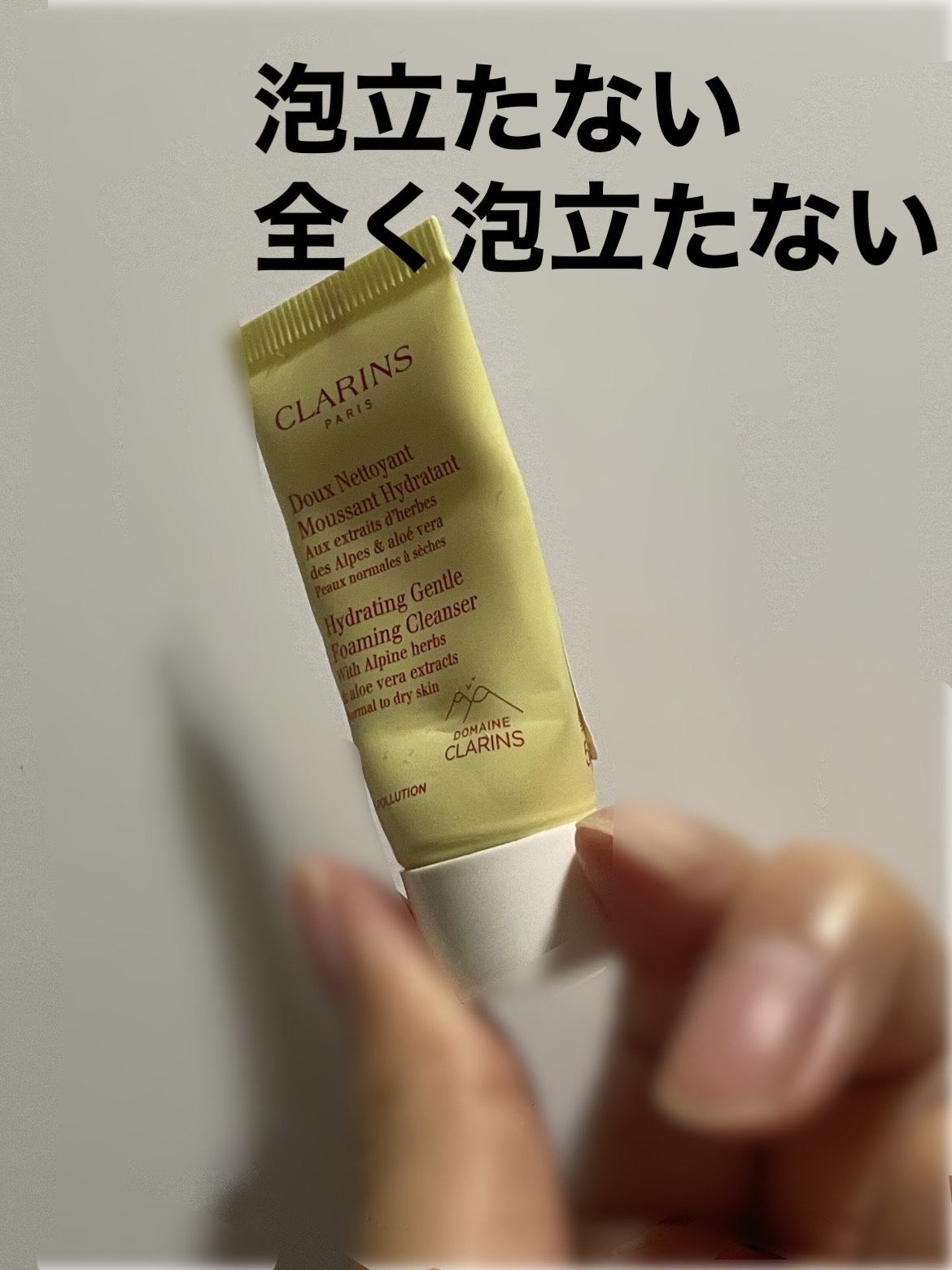 ジェントル フォーミング クレンザー SP ドライ／ノーマル/CLARINS/洗顔フォームを使ったクチコミ（1枚目）