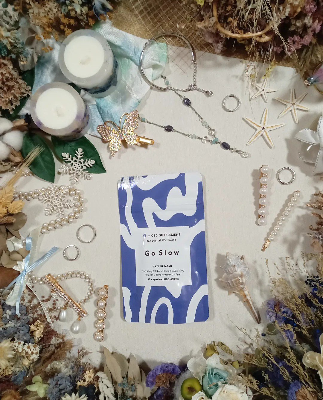 CBDサプリメント for デジタルウェルビーイング/Go Slow/健康サプリメントを使ったクチコミ（2枚目）