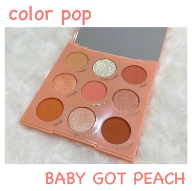 Eye Palette-Baby Got Peach /ColourPop/アイシャドウパレットを使ったクチコミ（1枚目）