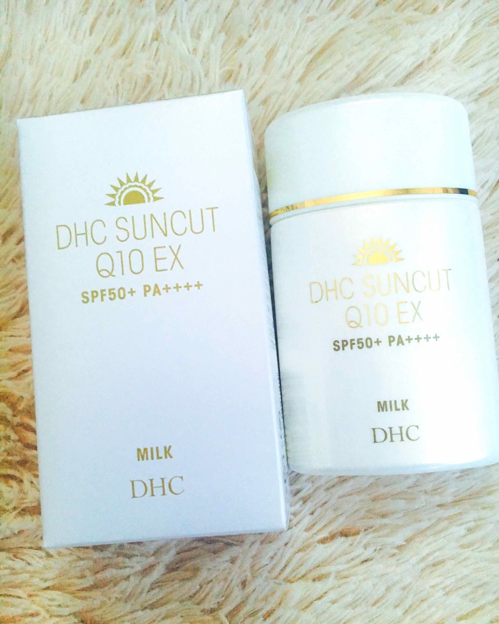 サンカットQ10パーフェクトミルク/DHC/日焼け止めミルクを使ったクチコミ（1枚目）