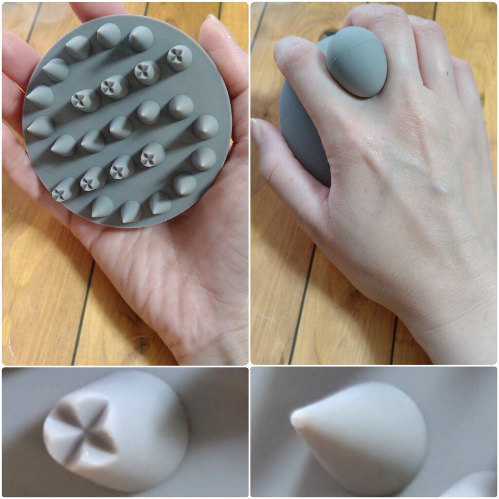 スキャルプシェイクブラシ/john masters organics/スカルプブラシを使ったクチコミ(2枚目)