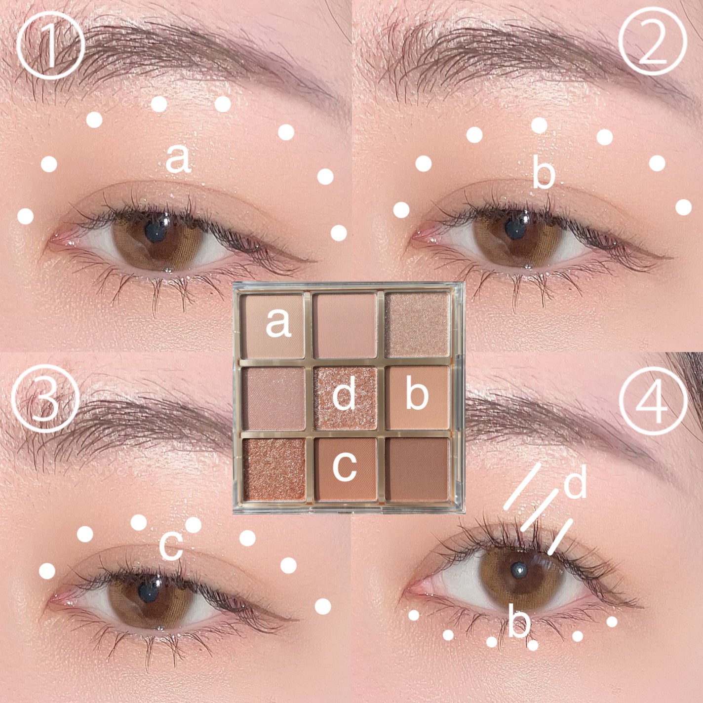 KEYBO FALL IN LOVE SHADOW PALETTE/keybo/アイシャドウパレットを使ったクチコミ(3枚目)