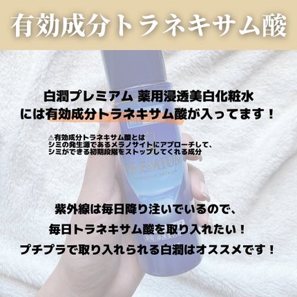 白潤プレミアム 薬用浸透美白化粧水(しっとりタイプ)/肌ラボ/化粧水を使ったクチコミ(5枚目)