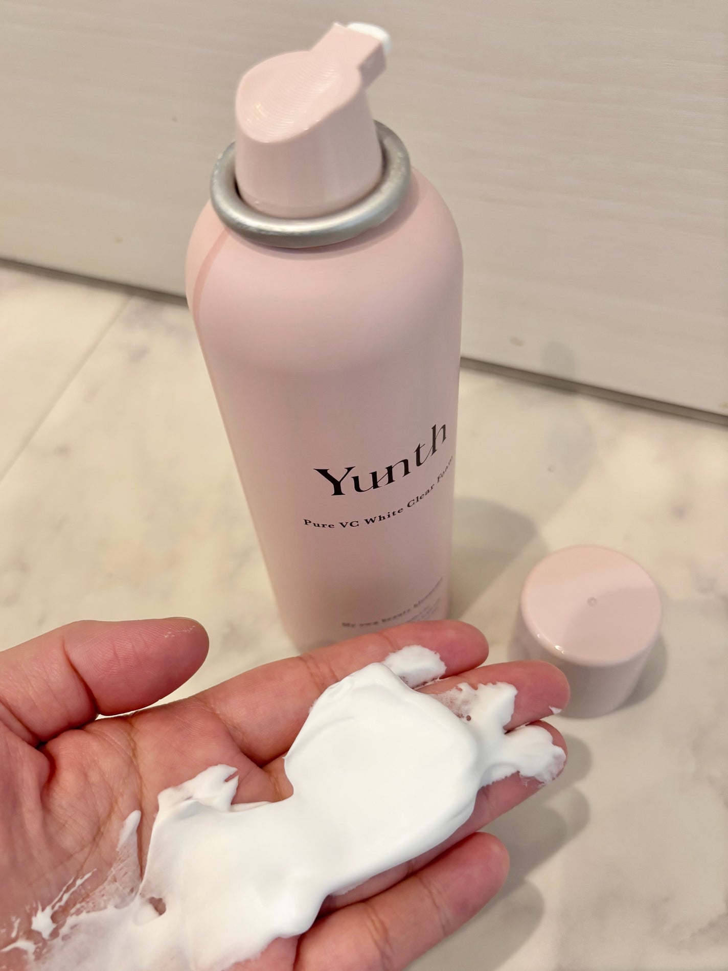 生VCホワイトクリアフォーム/Yunth/泡洗顔を使ったクチコミ(1枚目)