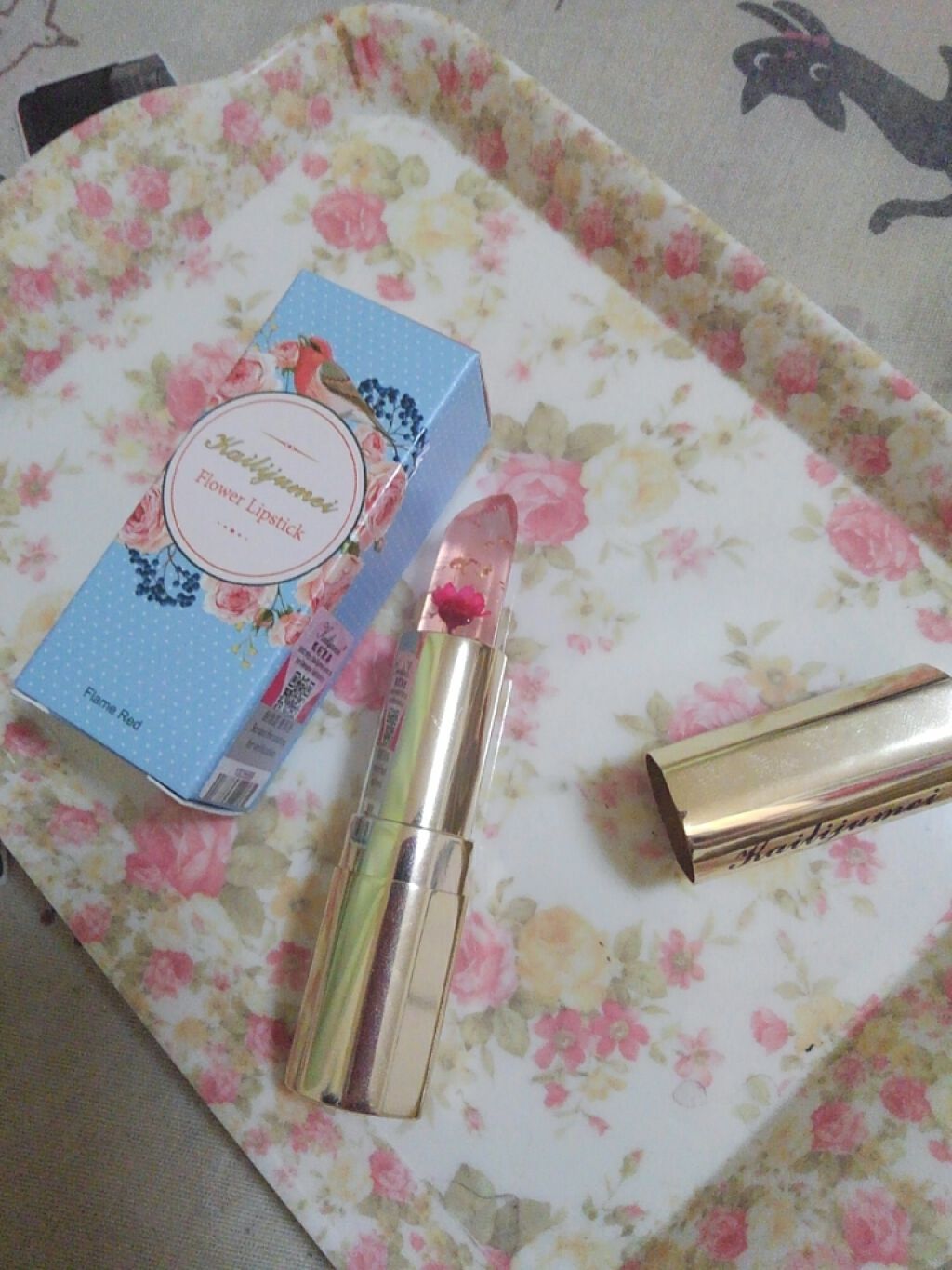 フラワーリップ/Kailijumei/口紅を使ったクチコミ（1枚目）