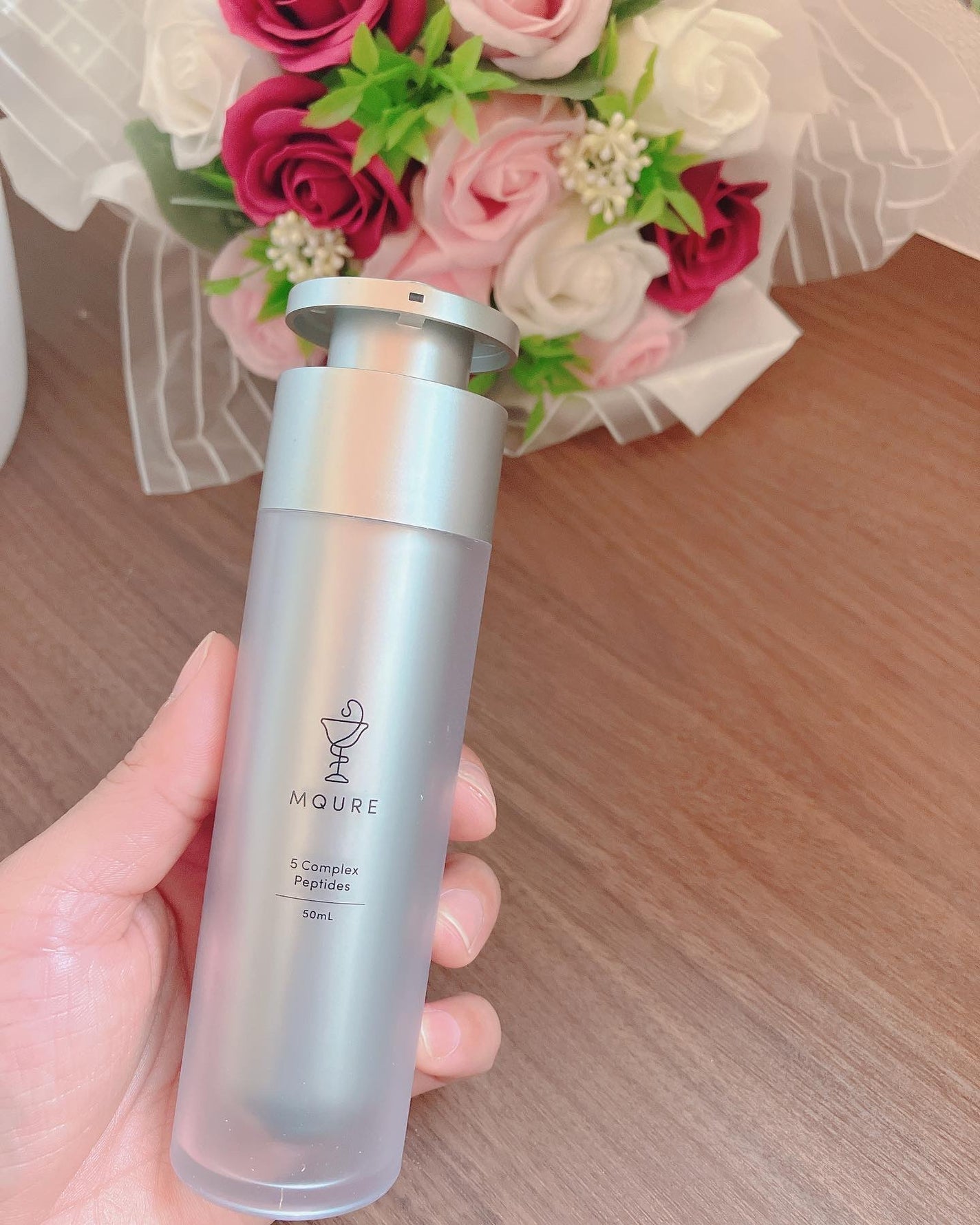 ma_ma@フォロバ100 on LIPS 「MQUREモレキュラーリペアヘアセラム低分子ペプチド*1で髪の..」(2枚目)