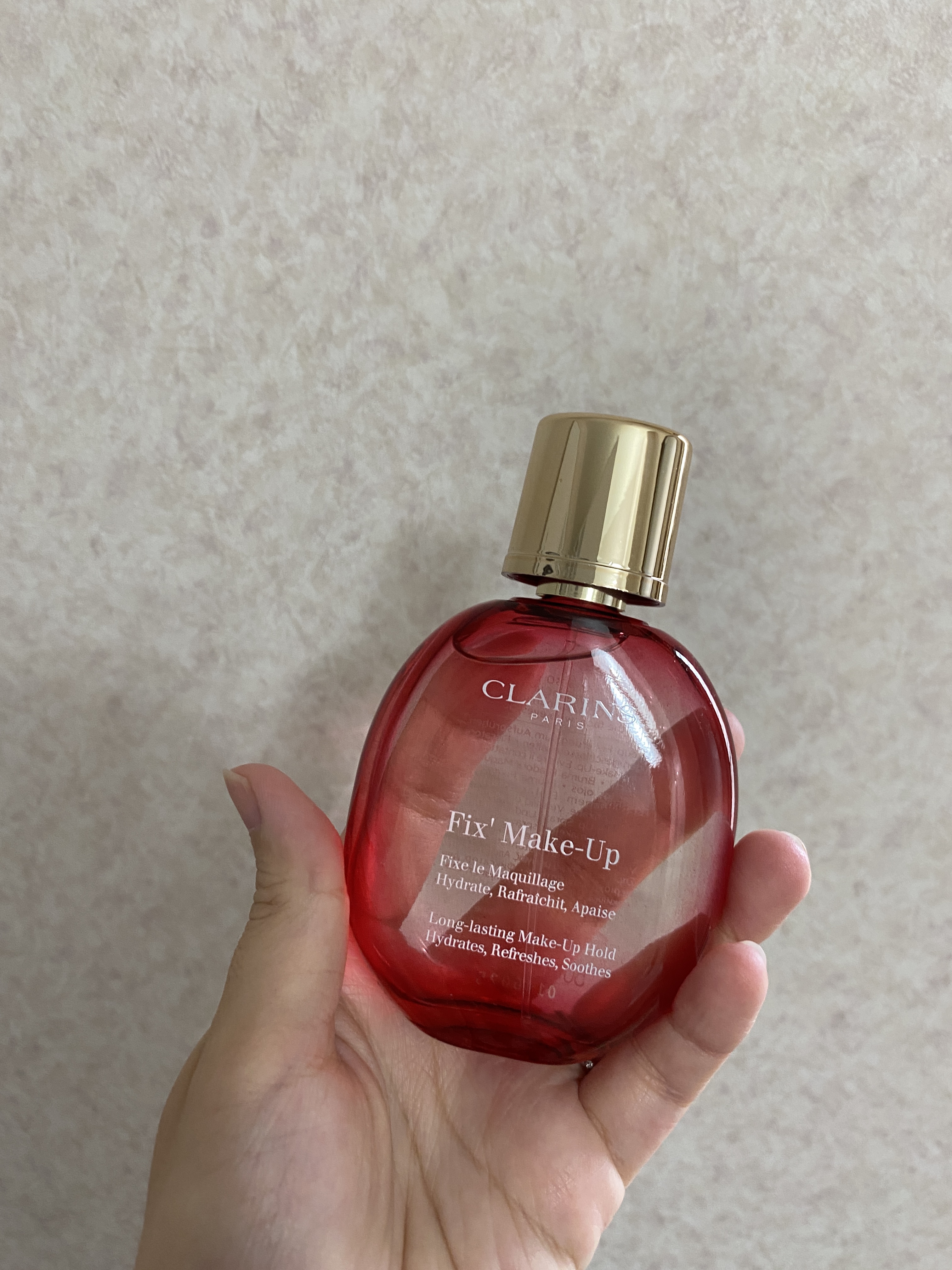フィックス メイクアップ/CLARINS/ミスト状化粧水を使ったクチコミ（1枚目）