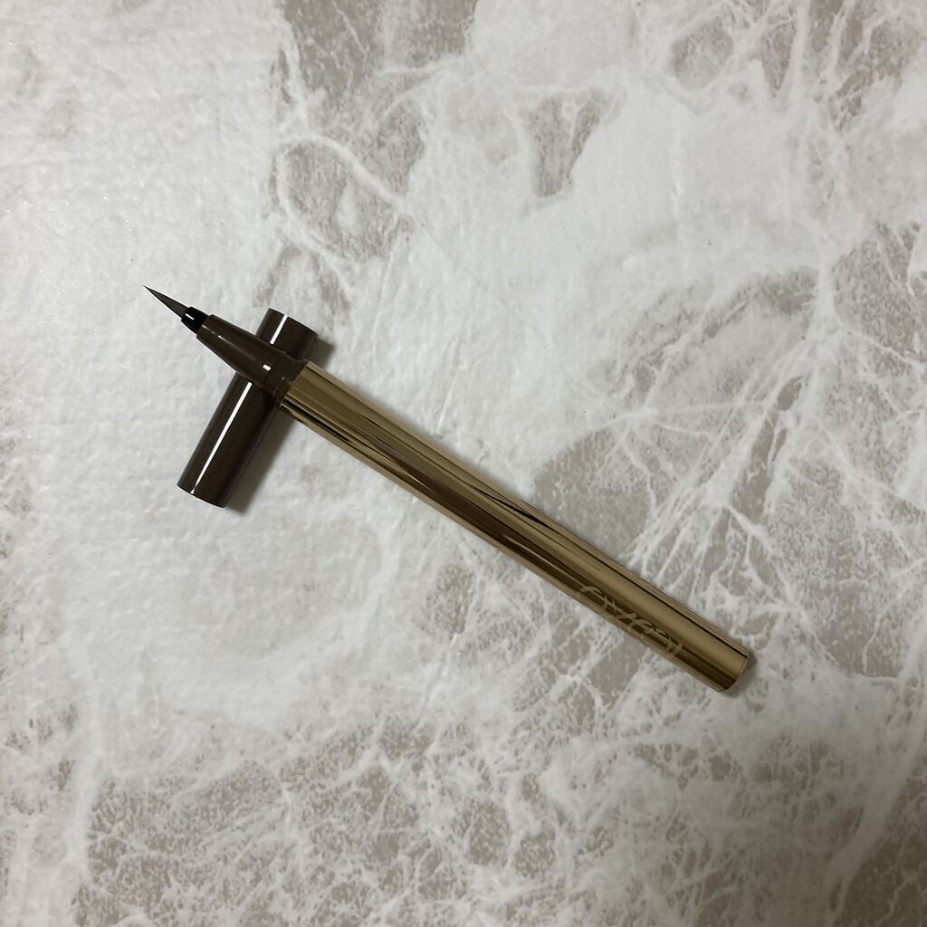 スキニーリッチライナー RL03 グレージュ/excel/リキッドアイライナーを使ったクチコミ（2枚目）